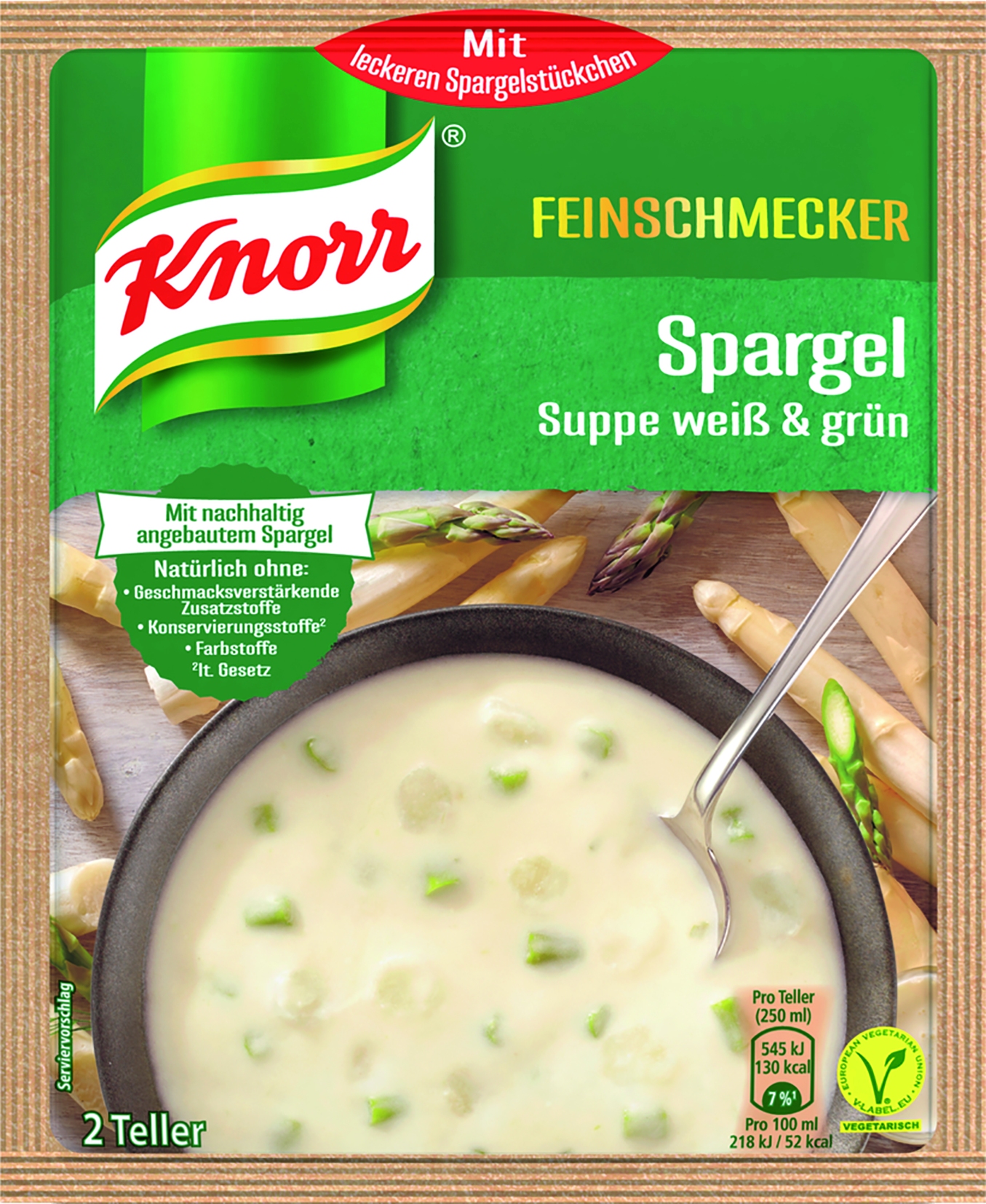 Powder for asparagus soup | 17 Beutel | 20058246