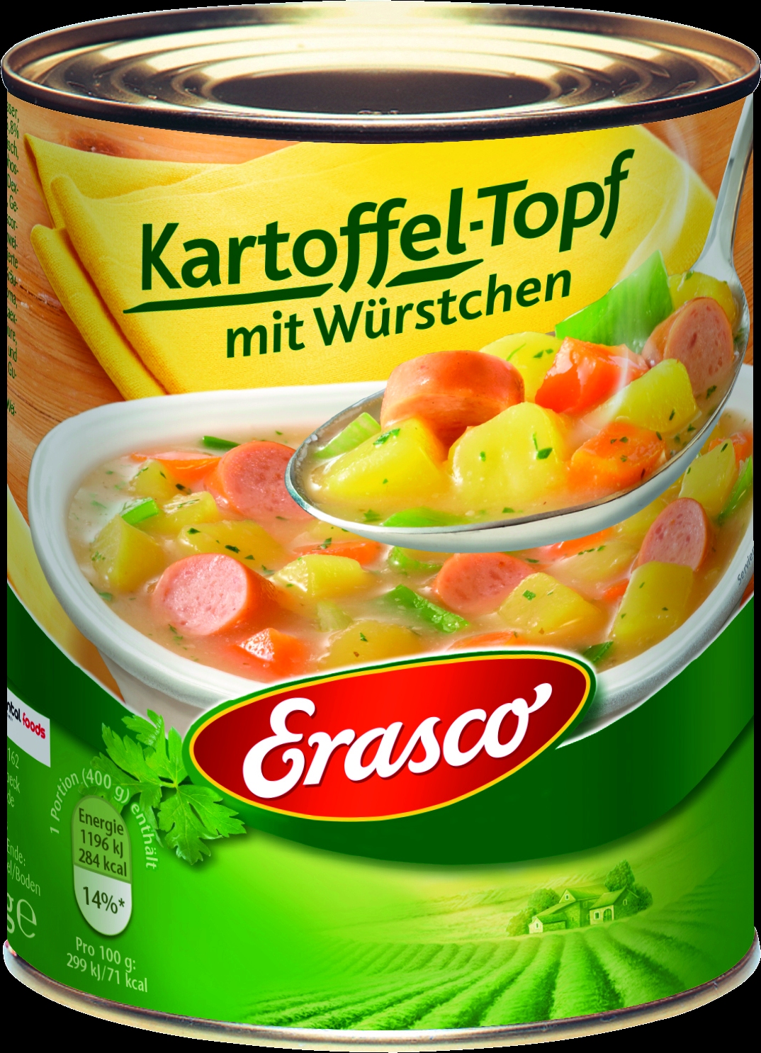 Kartoffelsuppe mit Wurst   