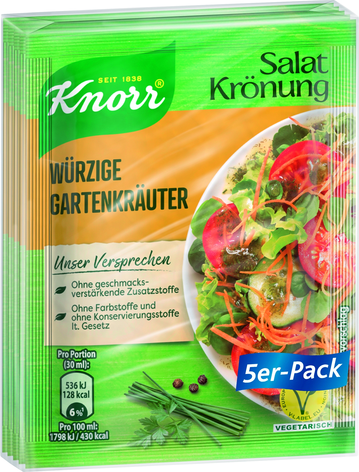 Salatkrönung Gartenkraeuter 5er