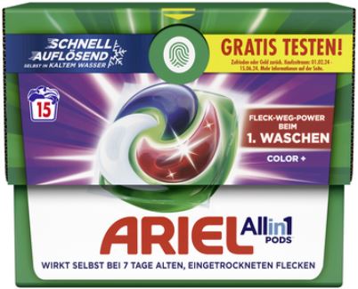 All-in1 Pods Color Waschmittel 15WL