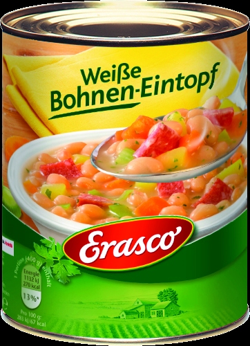 Weisser Bohnentopf   